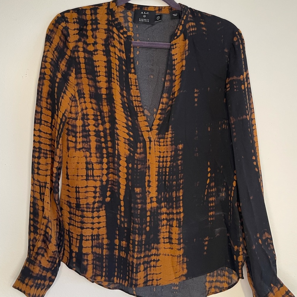 A.L.C. for Barney’s New York silk top